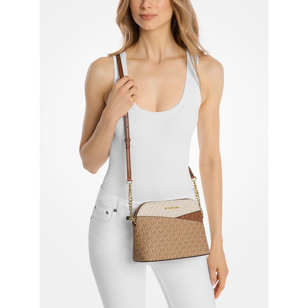 MICHAEL KORS BOLSO BANDOLERA JET SET TRAVEL | CAMEL MLT - 3