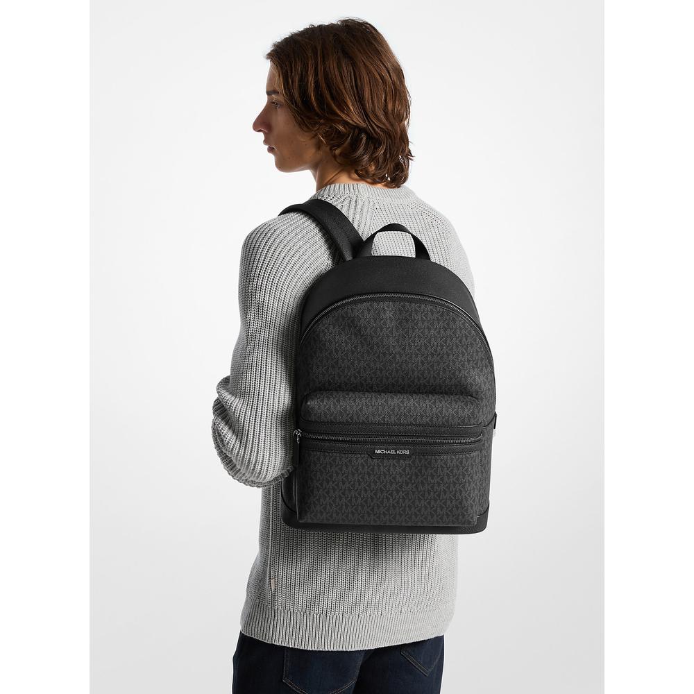 MICHAEL KORS MOCHILA CON EL LOGOTIPO DE COOPER SIGNATURE | NEGRO - 4