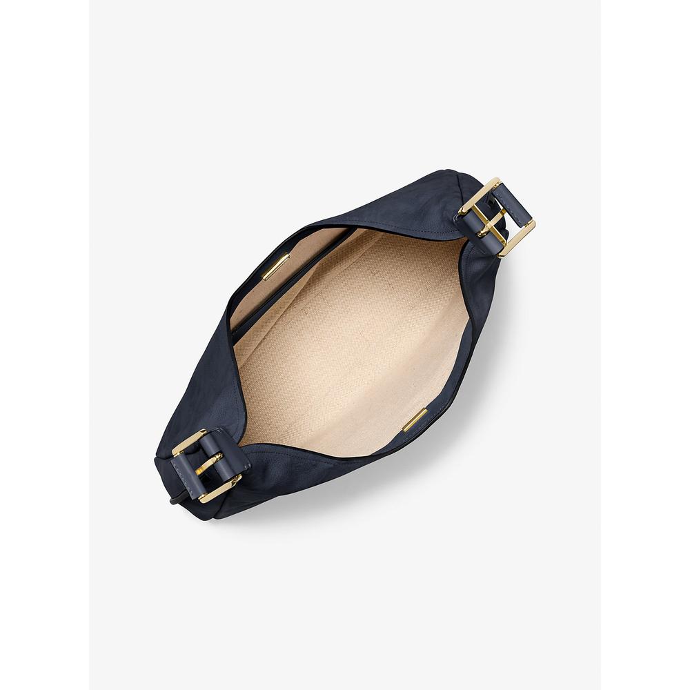 MICHAEL KORS BOLSO DE HOMBRO GRANDE DE NOBUK NOLITA | NAVY - 2