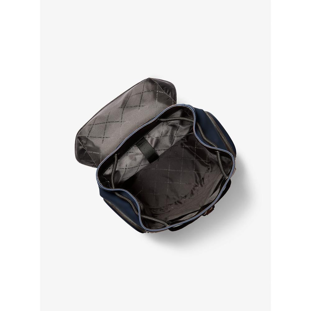 MICHAEL KORS MOCHILA DE CUERO GRANULADO COOPER | AZUL MARINO - 2