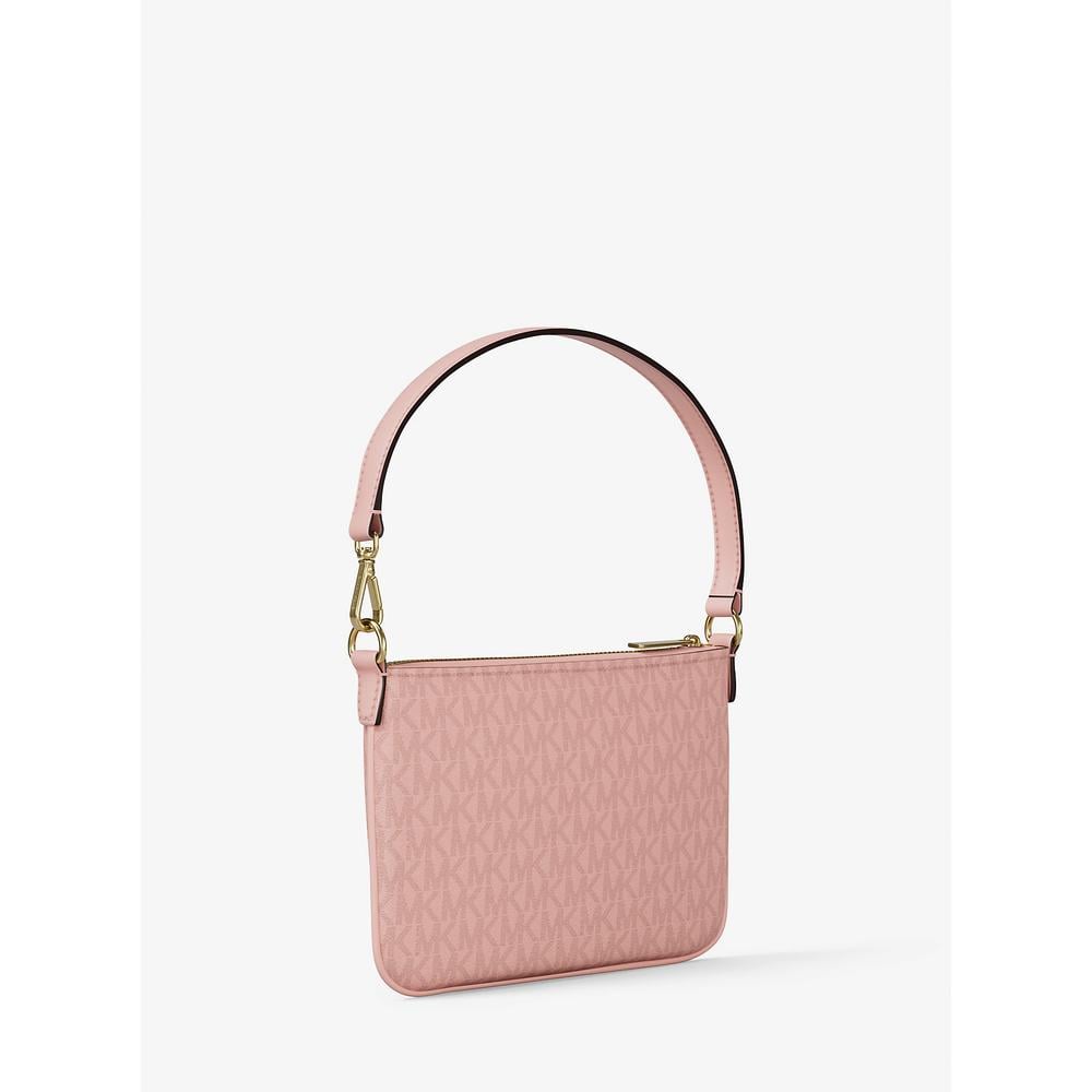 MICHAEL KORS BOLSO DE MANO JET SET SMALL SIGNATURE LOGO | ROSADO - 4
