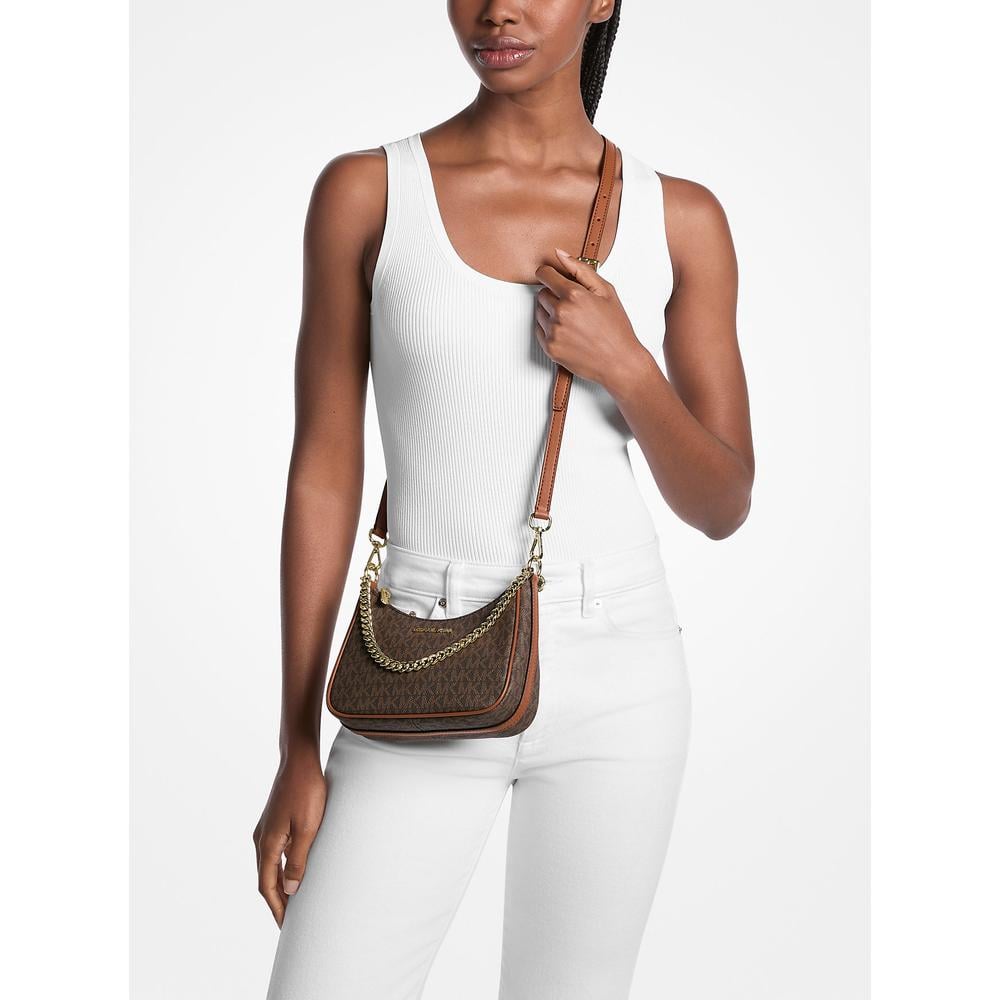 MICHAEL KORS BOLSO CON EL LOGOTIPO DE JET SET SIGNATURE | MARRÓN - 3