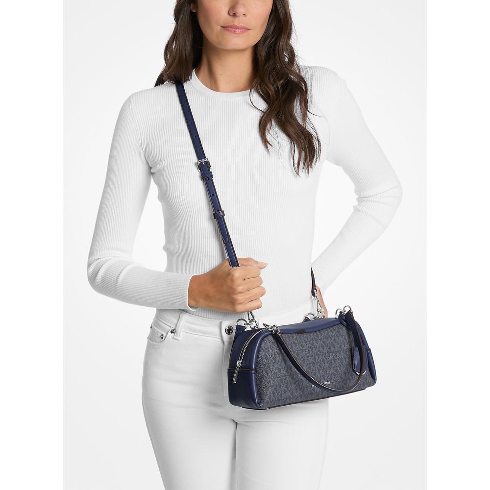 MICHAEL KORS BOLSO CECILY' CON LOGOTIPO DE LA FIRMA | AZUL ACERO - 3