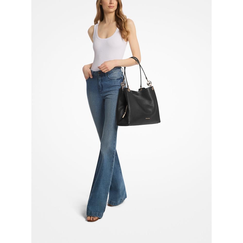 MICHAEL KORS BOLSO DE PIEL GRANULADA CHRISTINA' | NEGRO - 3