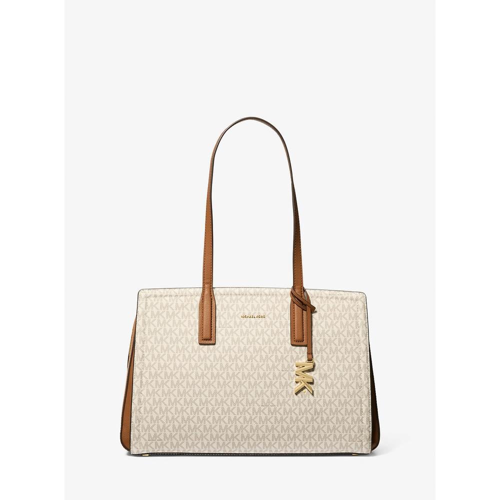 MICHAEL KORS BOLSO TOTE BOLSO LAILA CON LOGOTIPO DE LA FIRMA | VAINILLA - 1