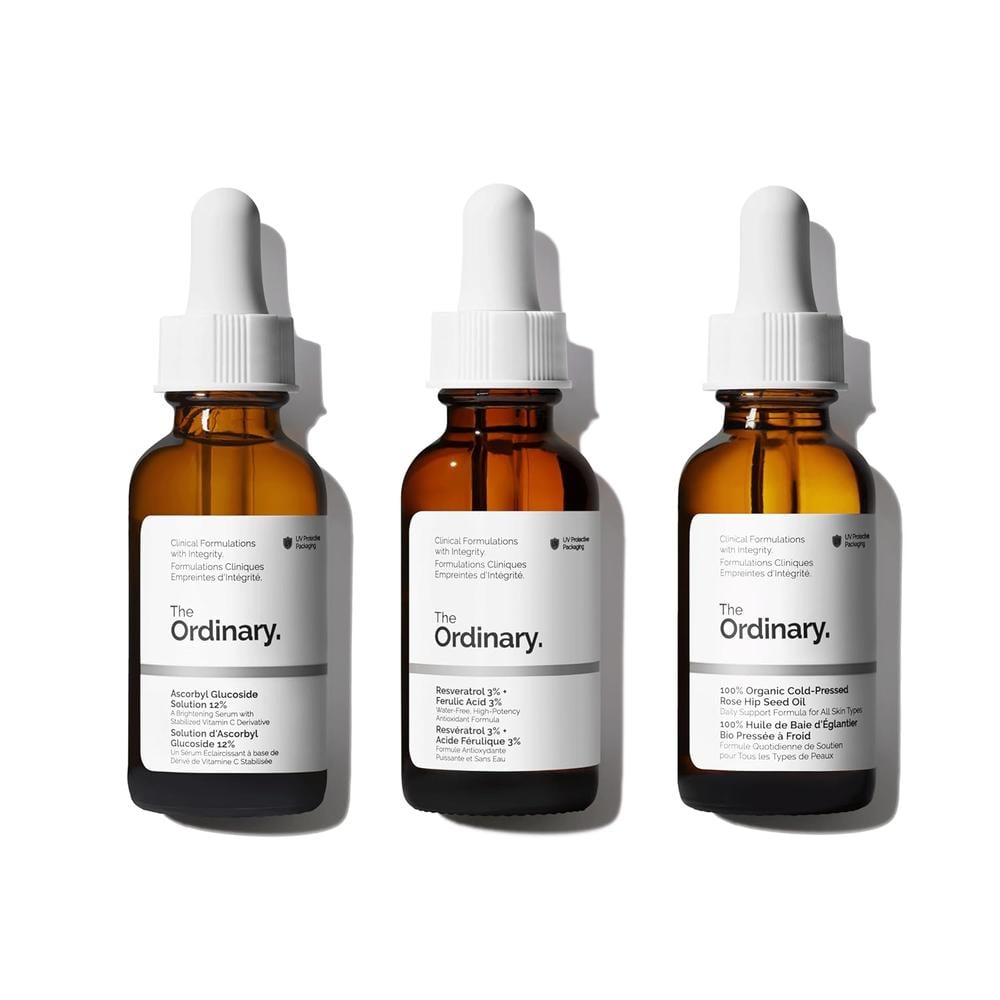THE ORDINARY SET ANTIOXIDANTE CON GLUCÓSIDO , RESVERATROL Y ROSA MOSQUETA - 1