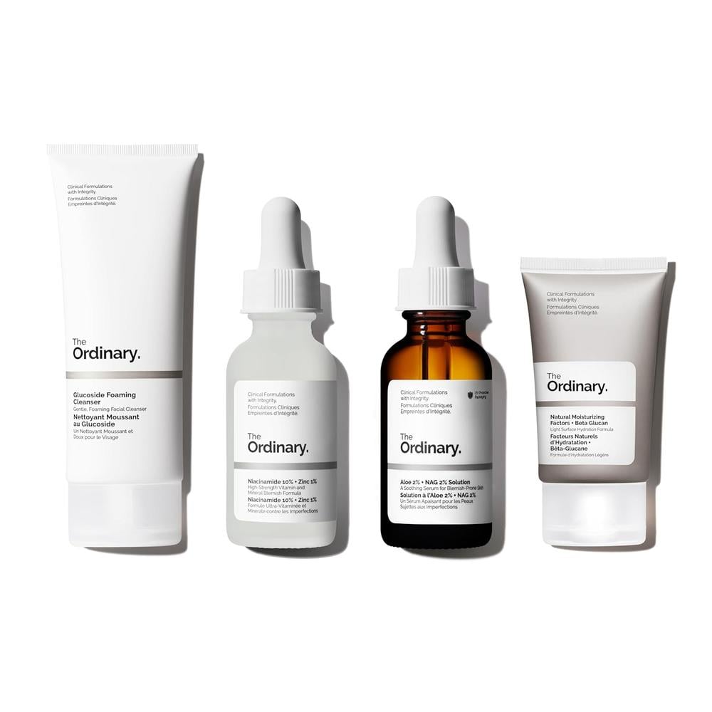 THE ORDINARY SET PIEL SENSIBLE CON ALOE, NIACINAMIDA Y LIMPIADOR DE GLUCÓSIDO - 1