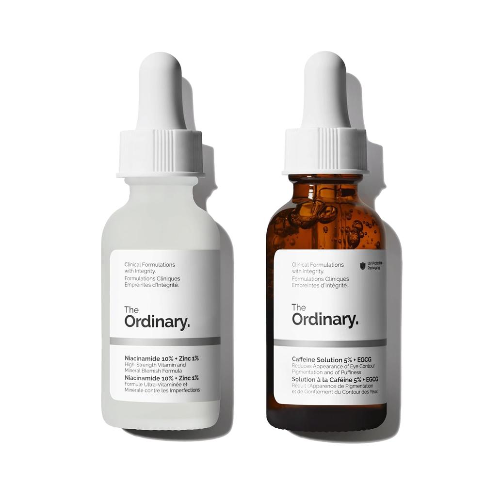 THE ORDINARY SET DULL SKIN DUO CON NIACINAMIDA Y CAFEÍNA PARA ROSTRO Y OJOS - 1