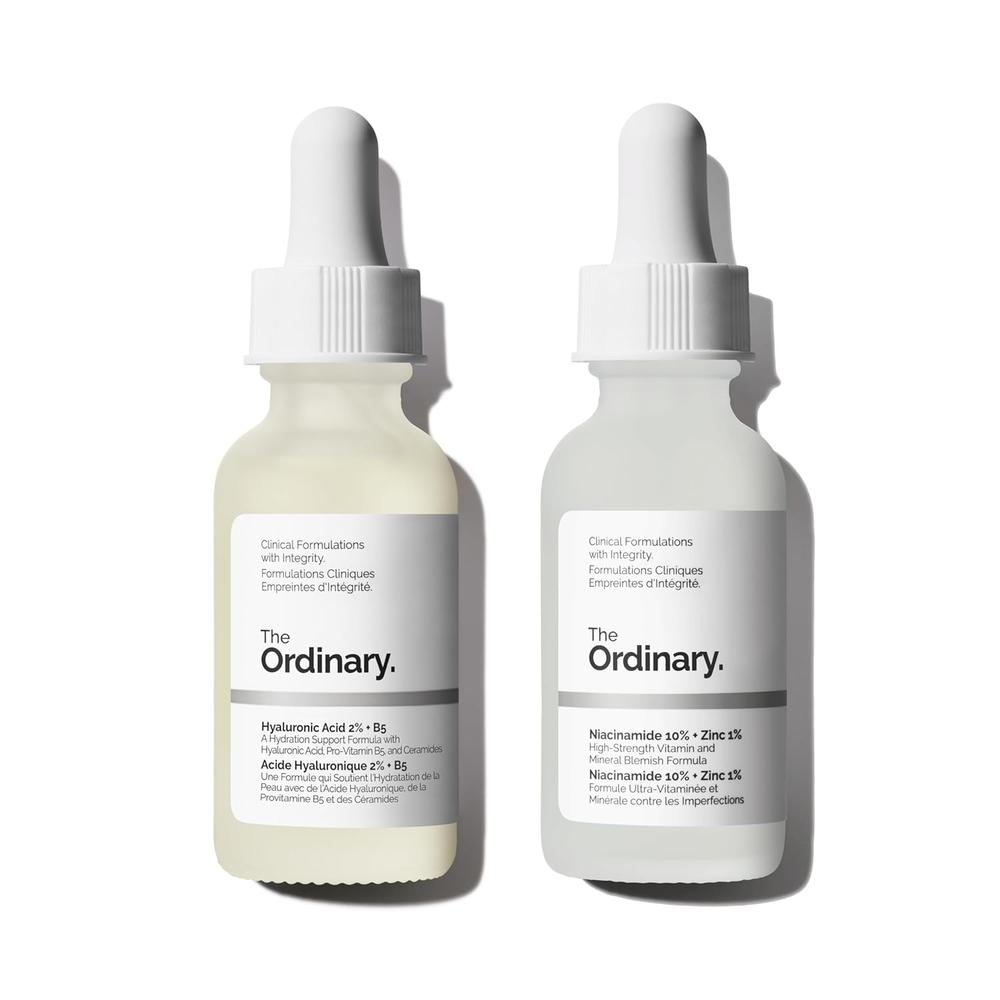 THE ORDINARY SET SKIN SUPPORT BASICS CON ÁCIDO HIALURÓNICO Y NIACINAMIDA - 1