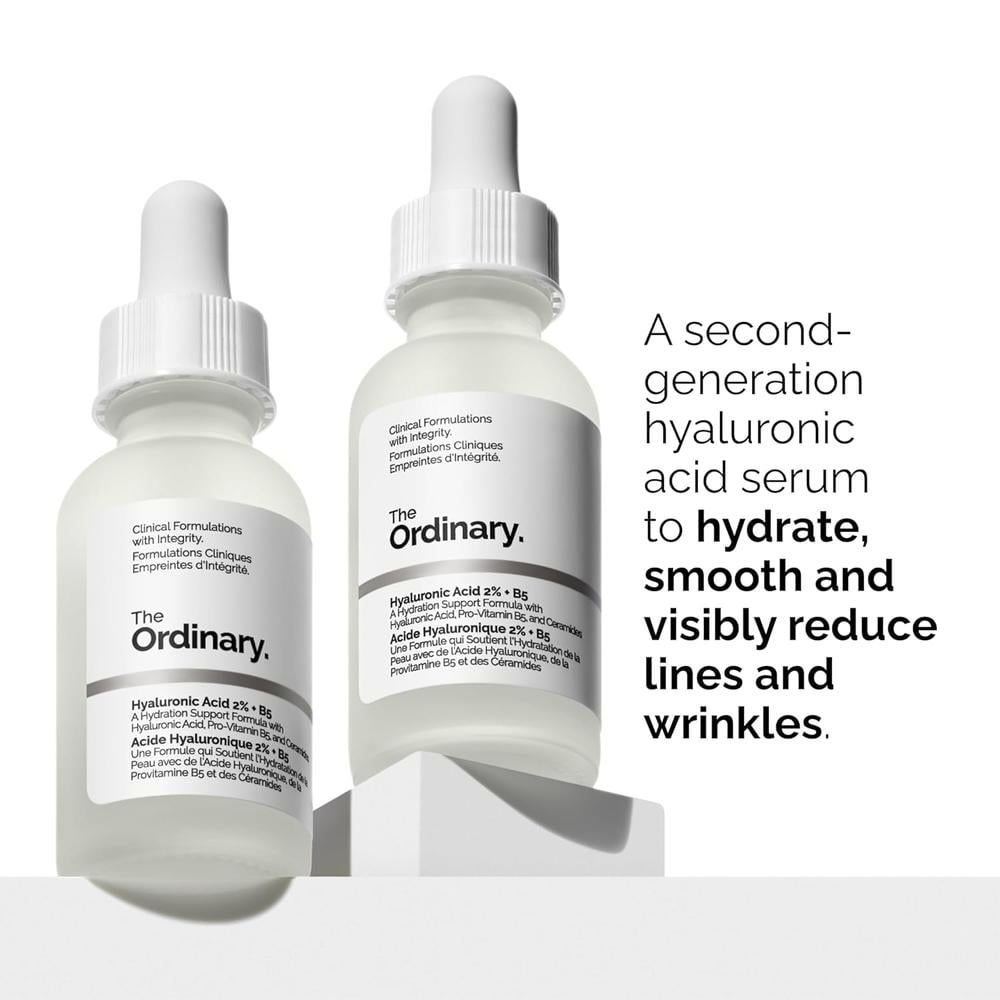 THE ORDINARY SET SKIN SUPPORT BASICS CON ÁCIDO HIALURÓNICO Y NIACINAMIDA - 2