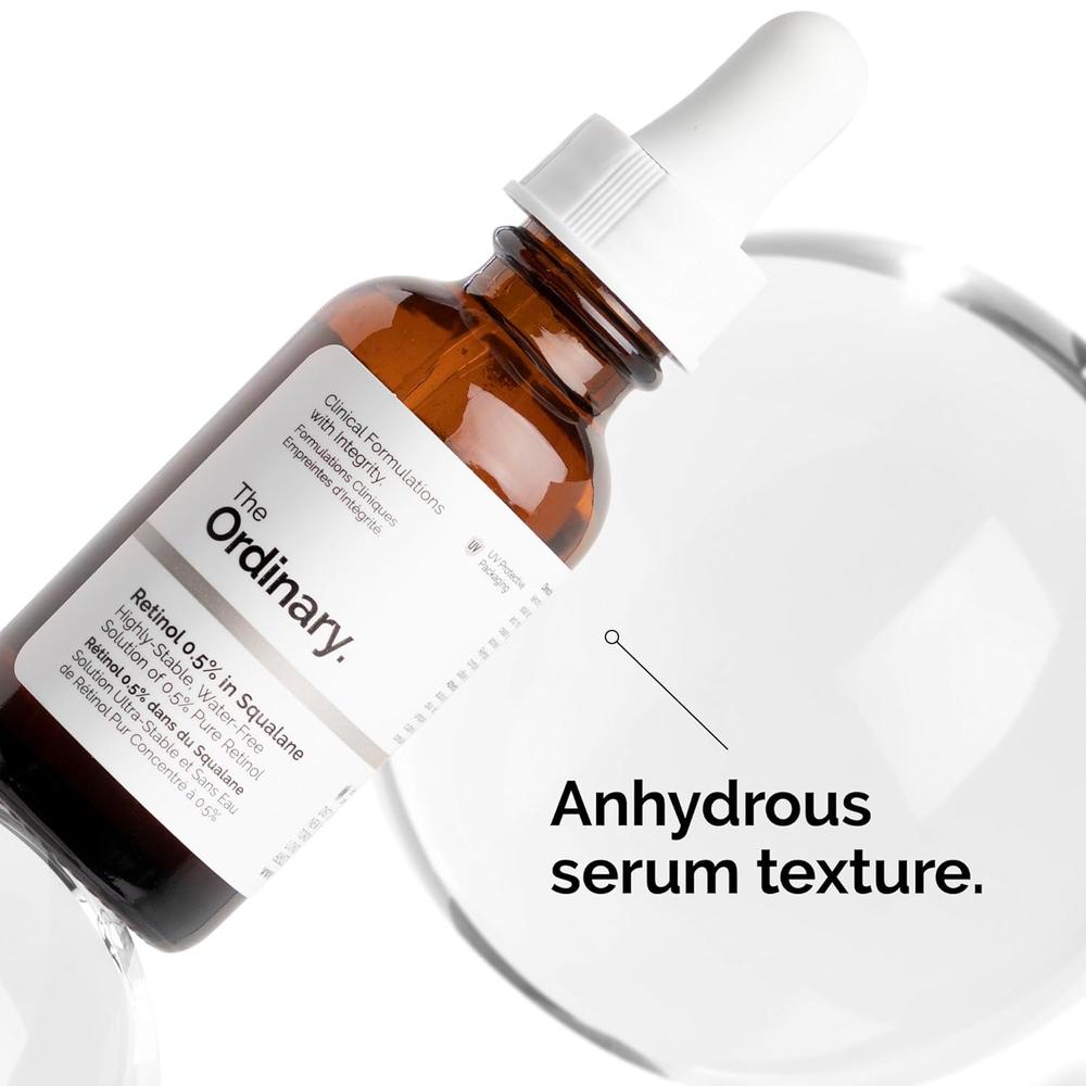 THE ORDINARY RETINOL 0.5% EN ESCUALANO PARA LÍNEAS FINAS Y ARRUGAS | 30 ML. - 5
