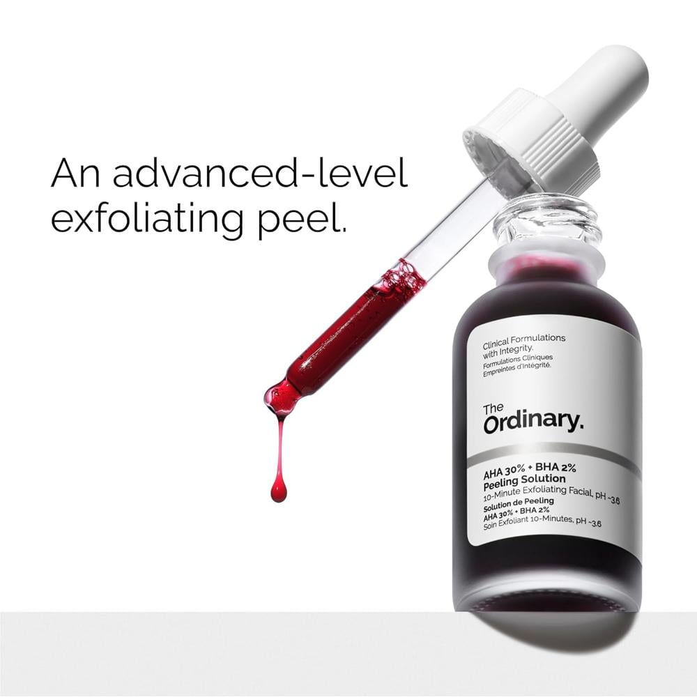 THE ORDINARY PEELING AHA 30% + BHA 2% Y SÉRUM ÁCIDO HIALURÓNICO 2% + B5 - 2