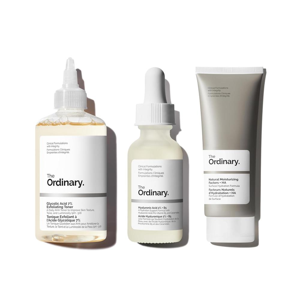 THE ORDINARY SET CON ÁCIDO GLICÓLICO, ÁCIDO HIALURÓNICO Y FACTORES NATURALES - 1