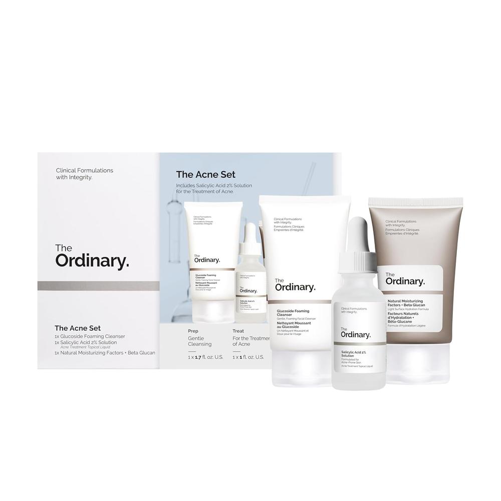 THE ORDINARY SET ANTIACNÉ CON LIMPIADOR, ÁCIDO SALICÍLICO Y BETA GLUCANO - 1