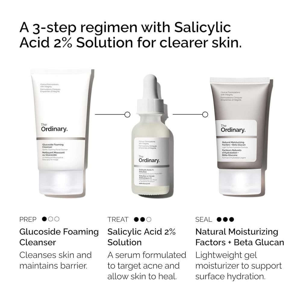 THE ORDINARY SET ANTIACNÉ CON LIMPIADOR, ÁCIDO SALICÍLICO Y BETA GLUCANO - 2