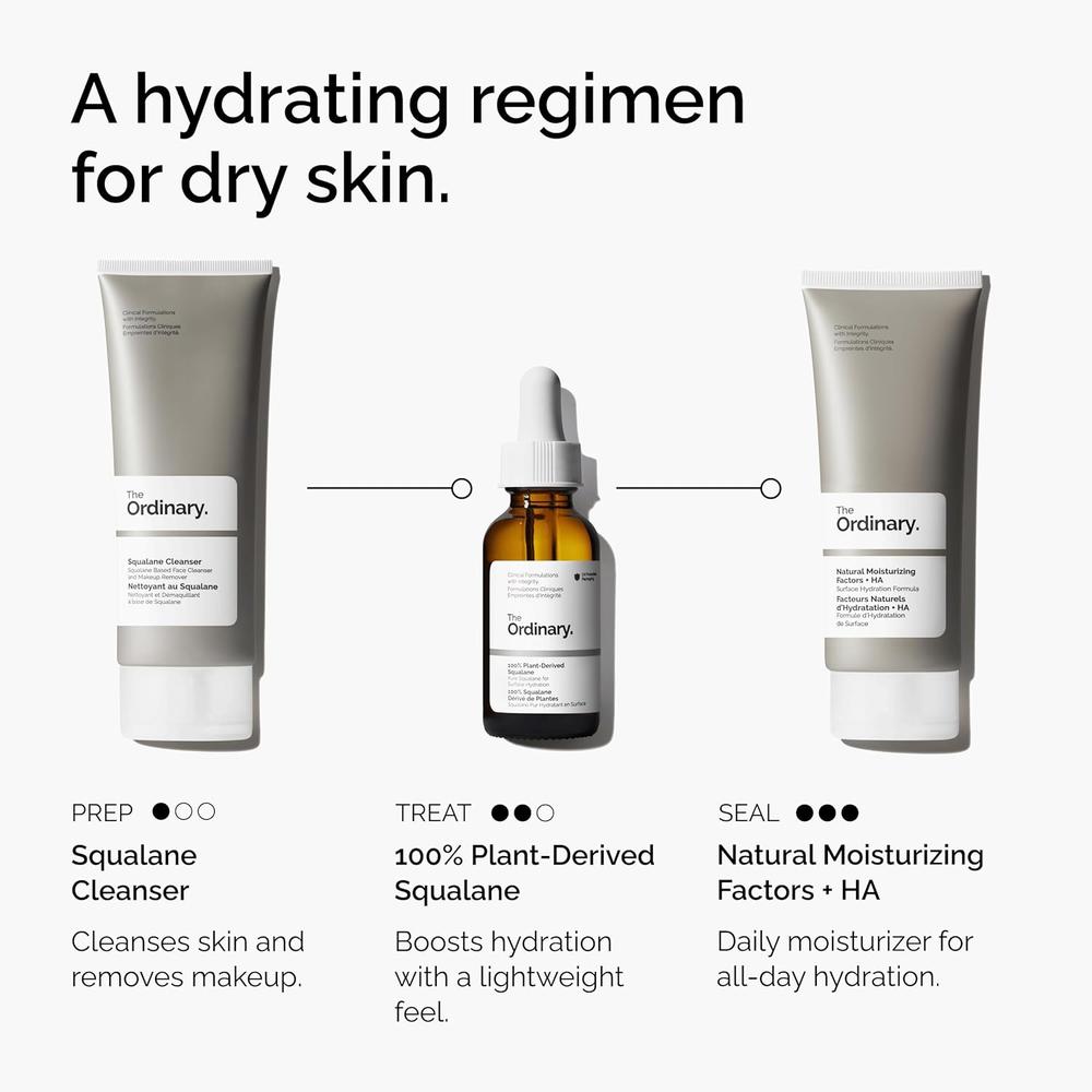 THE ORDINARY ESCUALANO 100% DERIVADO DE PLANTAS HIDRATANTE FACIAL | 30 ML. - 7