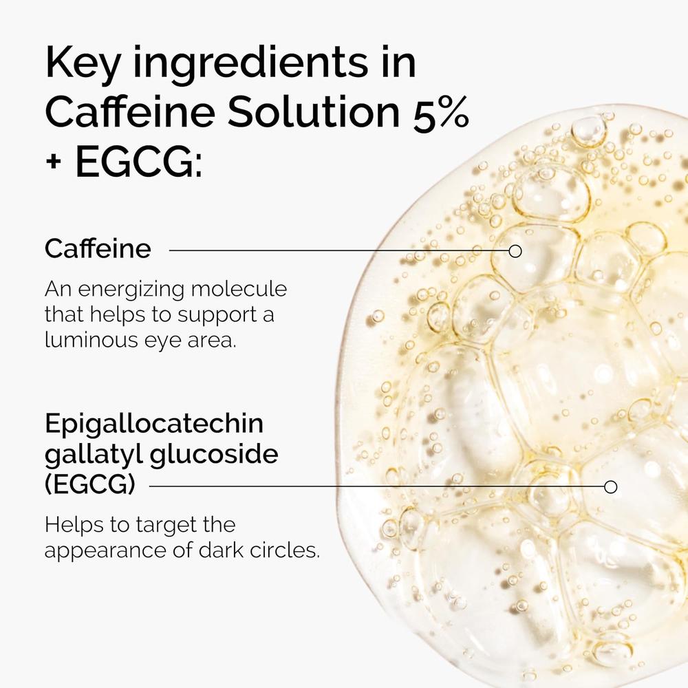 THE ORDINARY SÉRUM CAFEÍNA 5% + EGCG PARA OJERAS Y OJOS CANSADOS | 30 ML. - 2