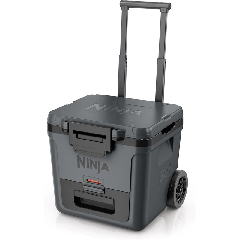 NINJA NEVERA PORTÁTIL FROSTVAULT FB230CG, CON RUEDAS Y CAJÓN SECO, 30 QT / 28,4 L | GRIS OSCURO - 1