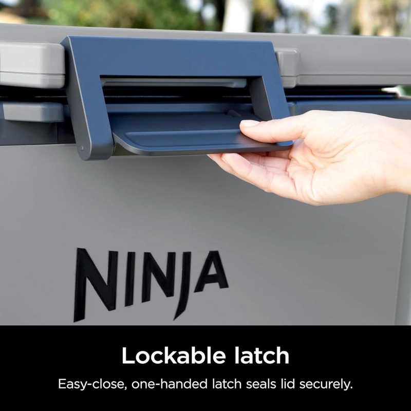 NINJA ENFRIADOR DURO FB151GY FROSTVAULT CON CAJÓN SECO, ALTA RESISTENCIA, 50 QT / 47,3 L | GRIS - 4