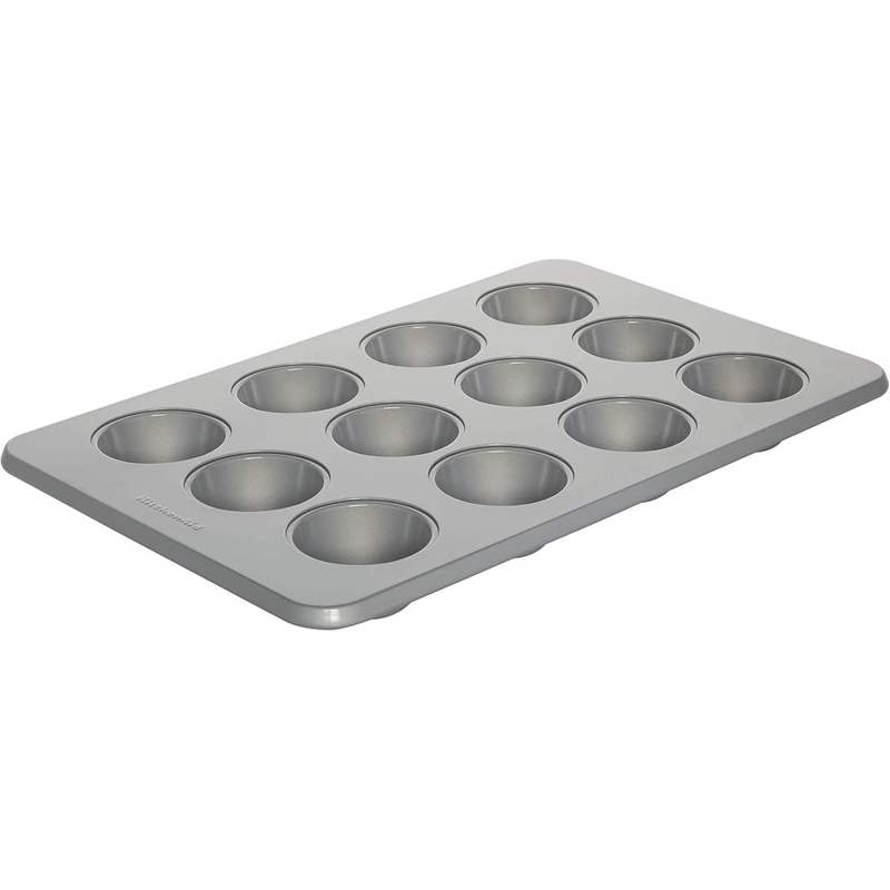 KITCHENAID MOLDE PARA MAGDALENAS 12 TAZAS / 2.8 L, ACERO ALUMINIZADO | PLATEADO - 2