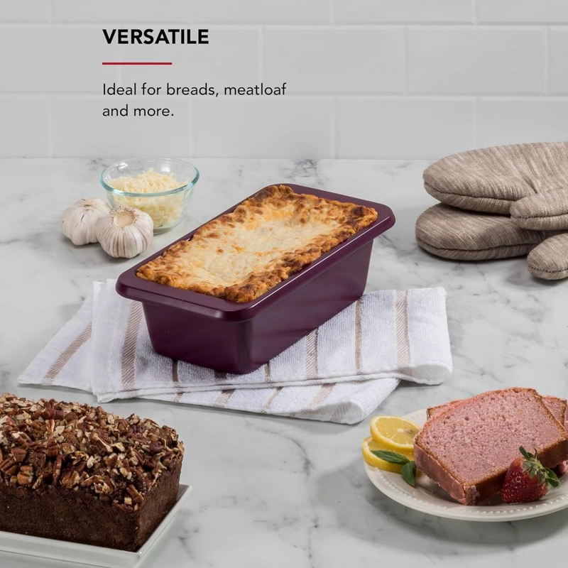 KITCHENAID BANDEJA PARA PAN 9 X 5 IN / 23 X 13 CM, ACERO | REMOLACHA - 4