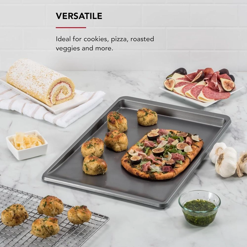 KITCHENAID BANDEJA PARA GALLETAS 33X46 CM, ACERO ALUMINIZADO | PLATEADO - 4