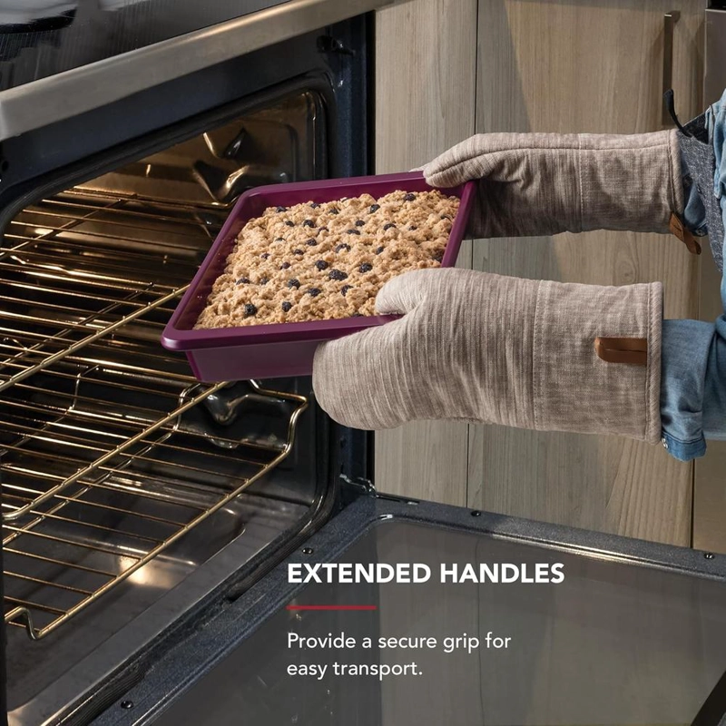 KITCHENAID MOLDE PARA TARTAS 23X33 CM, ACERO ALUMINIZADO | REMOLACHA - 5