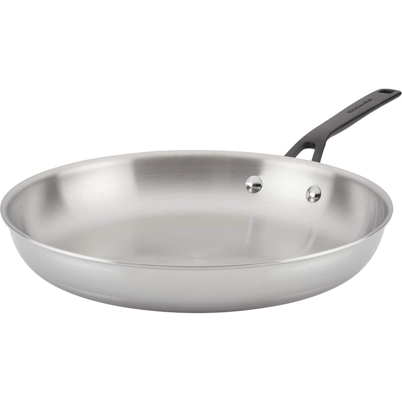 KITCHENAID SARTÉN 31 CM, ACERO INOXIDABLE PULIDO CON REVESTIMIENTO 5 CAPAS - 1