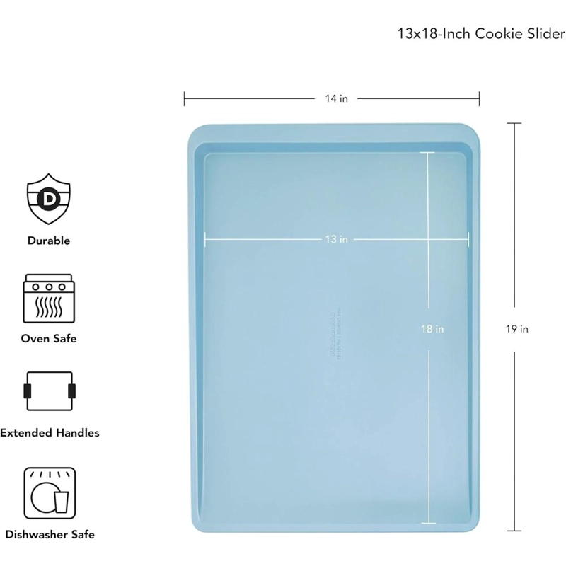 KITCHENAID BANDEJA PARA GALLETAS 33X46 CM, ACERO ALUMINIZADO | AGUA MINERAL - 2
