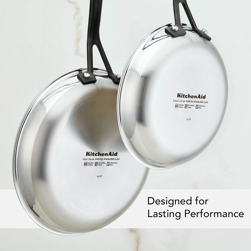 KITCHENAID SARTÉN 25 CM, ACERO INOXIDABLE PULIDO - 6