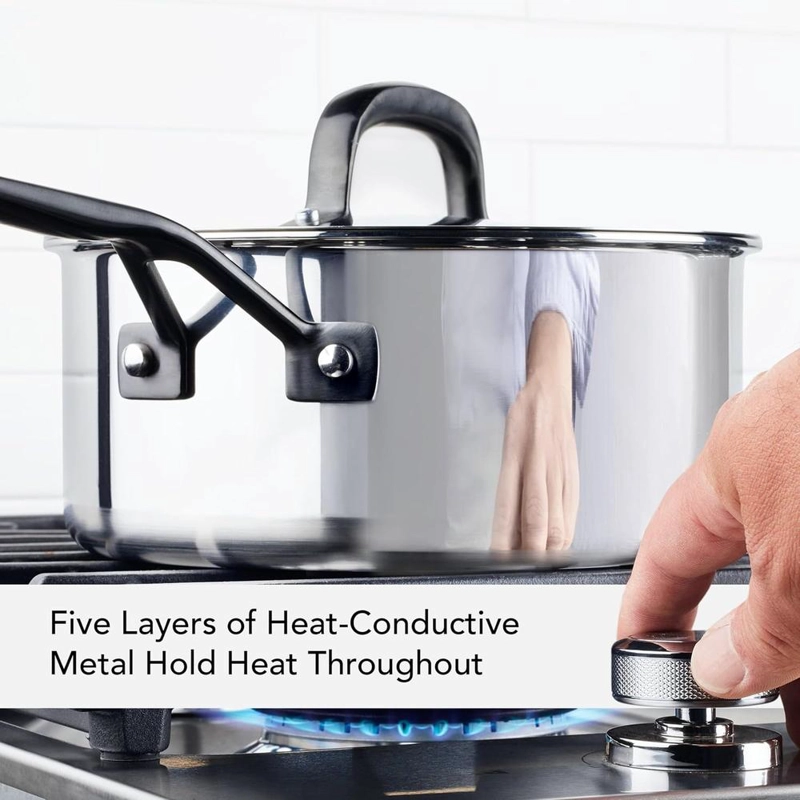 KITCHENAID SARTÉN INDUCCIÓN ACERO INOXIDABLE 1.5 QT / 1.4 L | INOX PULIDO - 6