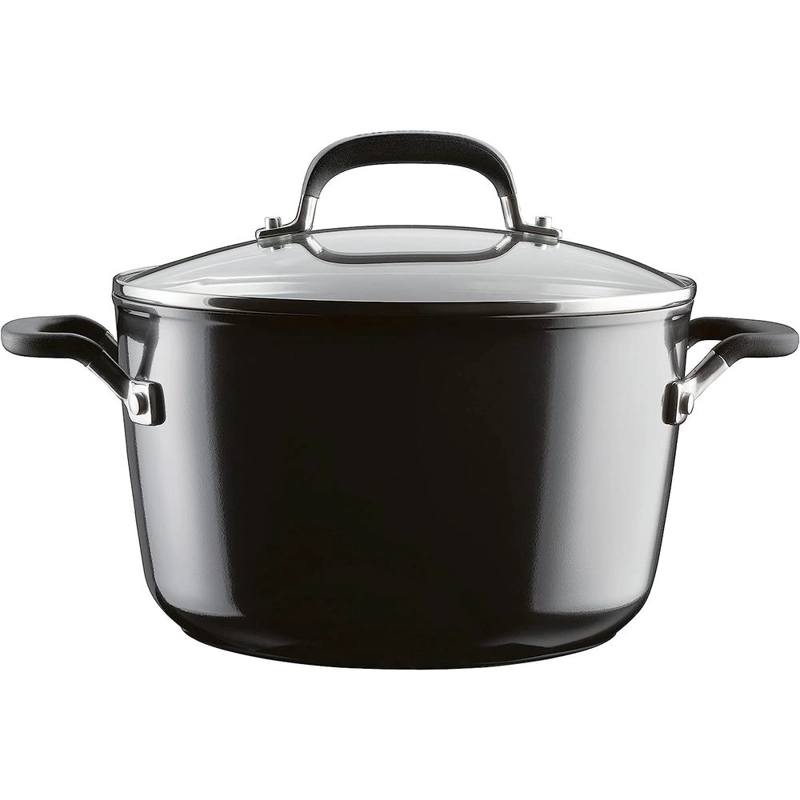 KITCHENAID JUEGO DE OLLAS 10 PZAS, ANODIZADAS DURAS ANTIADHERENTES | NEGRO ÓNIX - 3