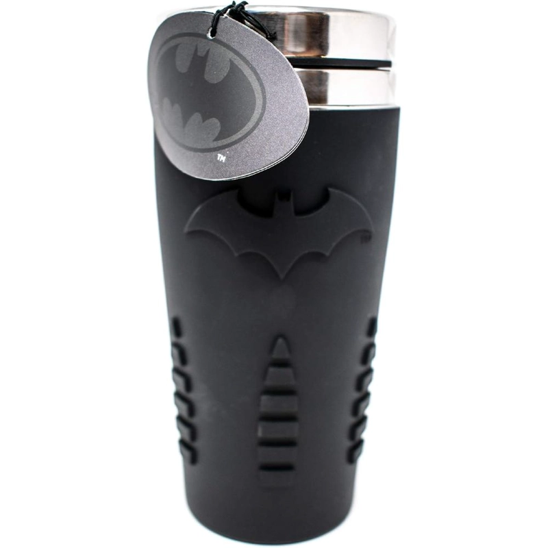 PALADONE BATMAN TAZA DE VIAJE ACERO INOXIDABLE 15 OZ / 444 ML OFICIAL - 6