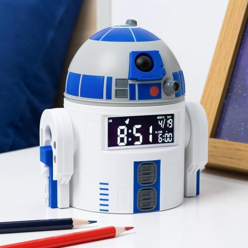 PALADONE STAR WARS R2-D2, RELOJ DESPERTADOR USB 13 CM - 3