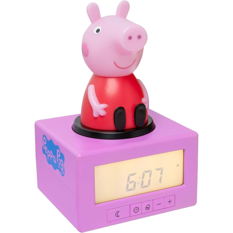 PALADONE PEPPA PIG, RELOJ DESPERTADOR PROYECTOR INFANTIL OFICIAL - 6