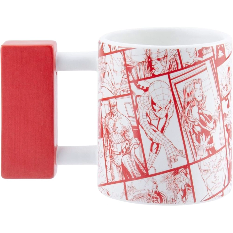 PALADONE MARVEL, TAZA HIERRO LOGOTIPO MULTICOLOR OFICIAL - 3