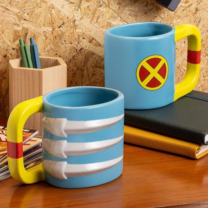 PALADONE WOLVERINE, TAZA CERÁMICA GRANDE X-MEN 18 OZ / 532 ML OFICIAL - 3