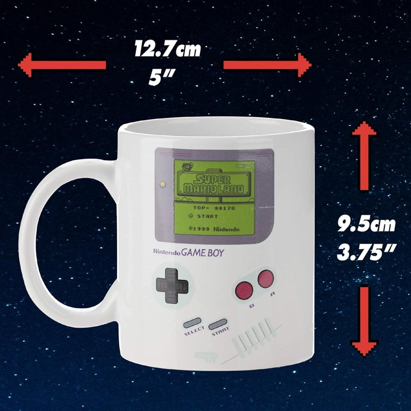 PALADONE GAMEBOY TAZA TÉRMICA CAMBIA COLOR 10 OZ / 295 ML - 4