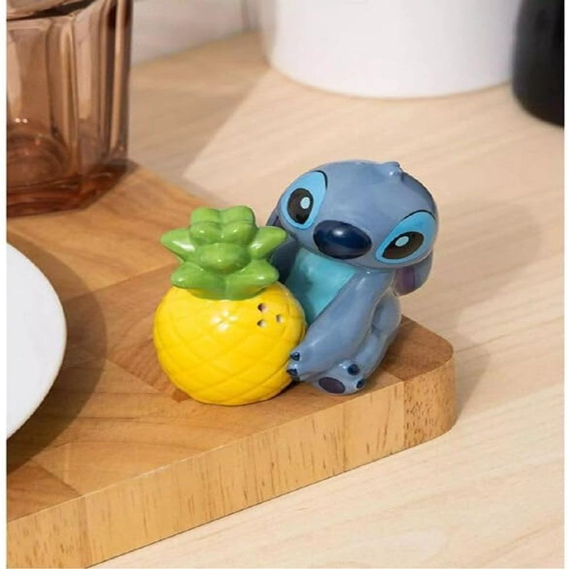 PALADONE STITCH Y PIÑA, SALERO Y PIMENTERO CERÁMICO COCINA OFICIAL - 4