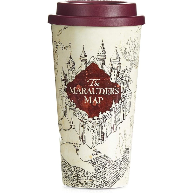 PALADONE HARRY POTTER, TAZA VIAJE MAPA DEL MERODEADOR 450 ML - 1