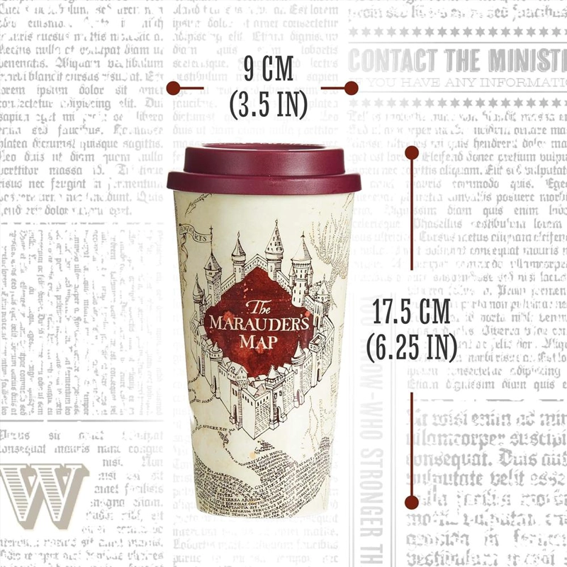 PALADONE HARRY POTTER, TAZA VIAJE MAPA DEL MERODEADOR 450 ML - 5