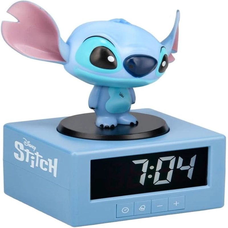 PALADONE DISNEY STITCH, DESPERTADOR CON LUZ NOCTURNA Y ALARMA OFICIAL - 3
