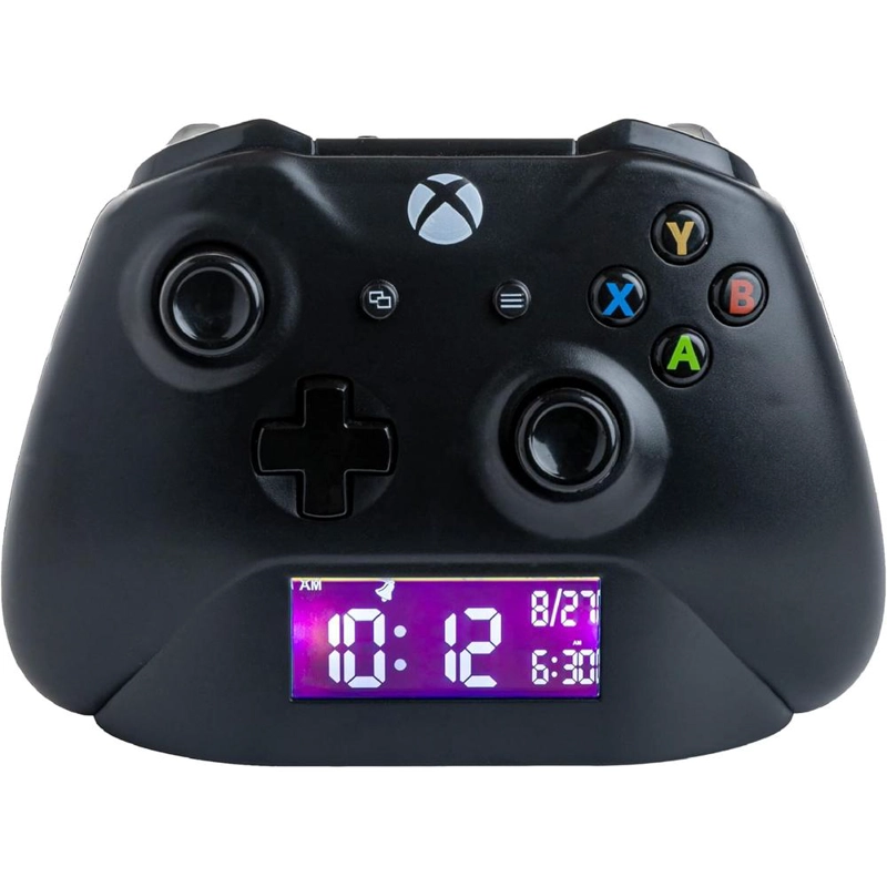 PALADONE XBOX, RELOJ DESPERTADOR DIGITAL CON MANDO NEGRO OFICIAL - 1