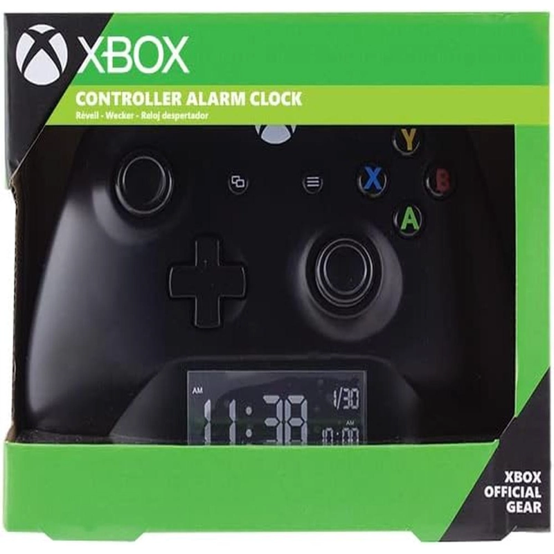 PALADONE XBOX, RELOJ DESPERTADOR DIGITAL CON MANDO NEGRO OFICIAL - 6