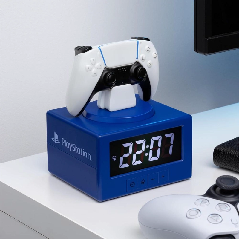 PALADONE PLAYSTATION DUALSENSE, RELOJ DESPERTADOR LUZ NOCTURNA OFICIAL - 5