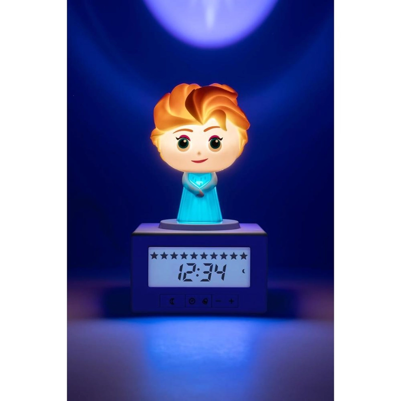 PALADONE DISNEY FROZEN ELSA, RELOJ DESPERTADOR PROYECTOR INFANTIL OFICIAL - 2