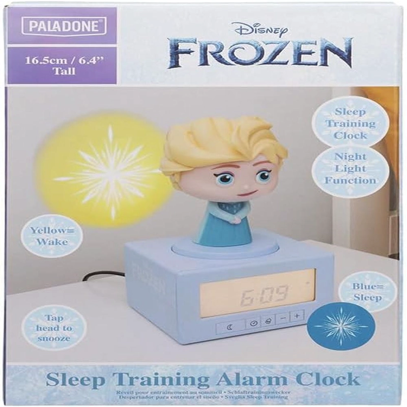 PALADONE DISNEY FROZEN ELSA, RELOJ DESPERTADOR PROYECTOR INFANTIL OFICIAL - 3