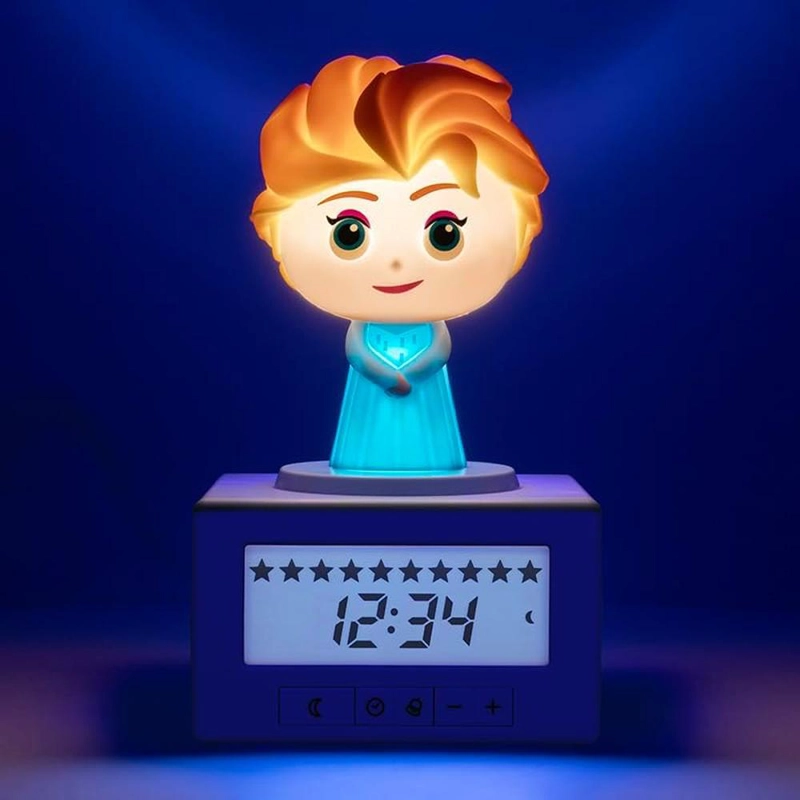 PALADONE DISNEY FROZEN ELSA, RELOJ DESPERTADOR PROYECTOR INFANTIL OFICIAL - 5