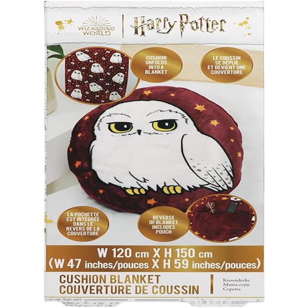 PALADONE HARRY POTTER HEDWIG, MANTA COJÍN 2 EN 1 OFICIAL - 5