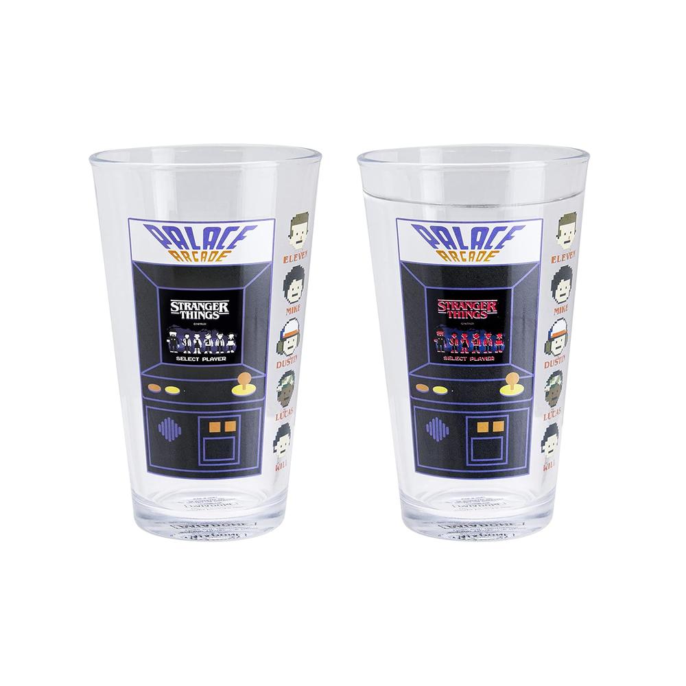PALADONE STRANGER THINGS PALACE ARCADE, VASO CAMBIA COLOR OFICIAL - 1